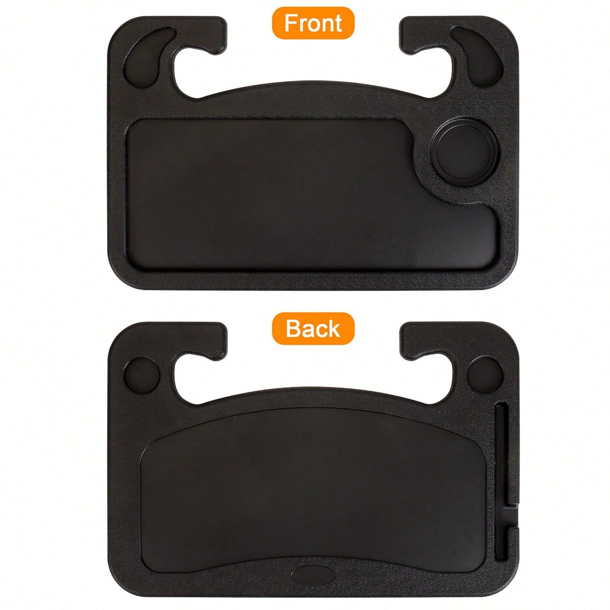 Car Steering Wheel Tray Desk Two Sided For Laptop Drink Food Work Table Holder
