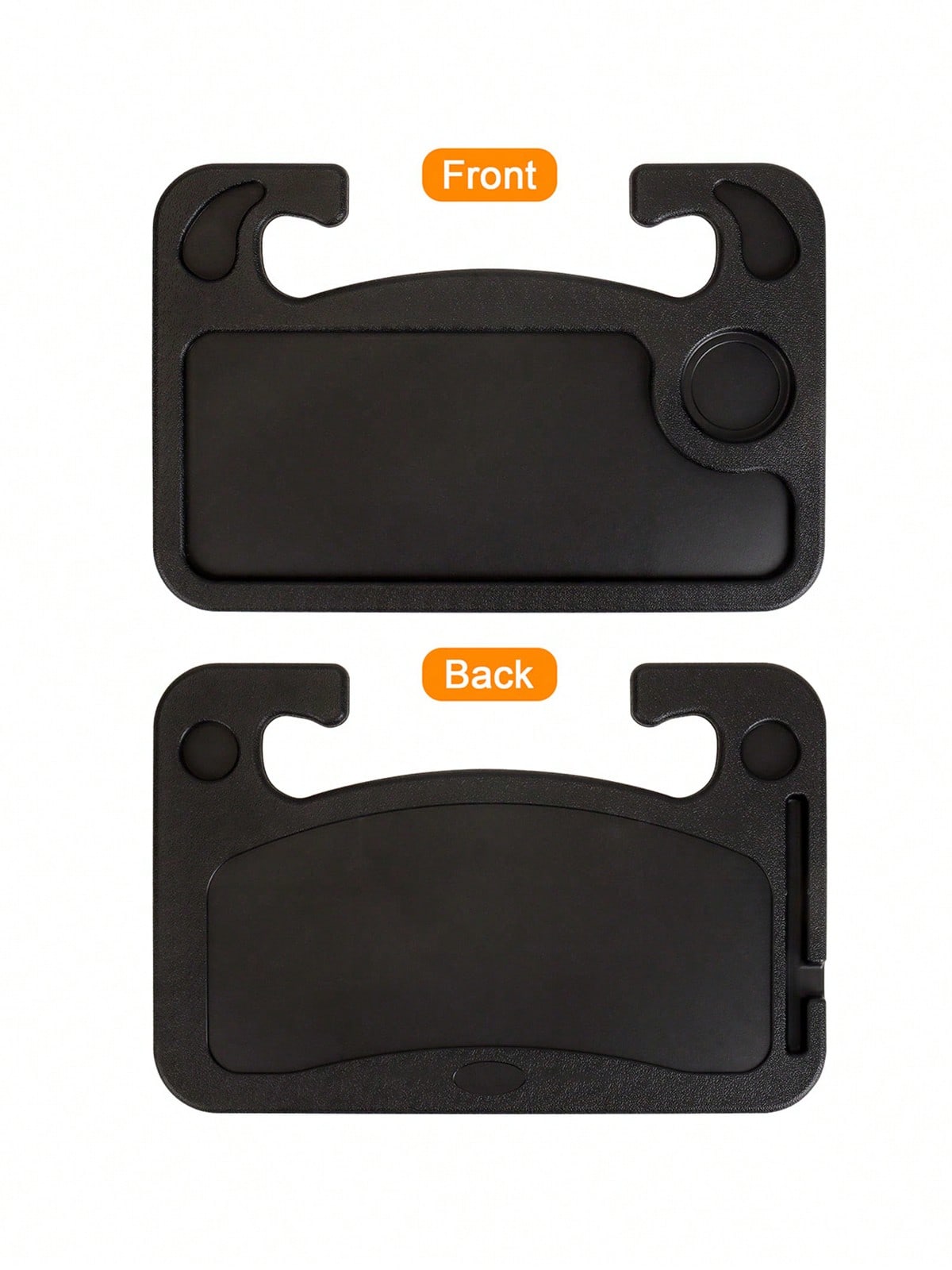 Car Steering Wheel Tray Desk Two Sided For Laptop Drink Food Work Table Holder