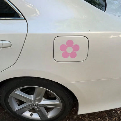 Car Stickers, Flower Stickers, Fashion Car Stickers, Paper Feel Good Cute Decals, Positive Energy Aesthetic Decals, Suitable For All Car Models, Notebooks, Bicycles