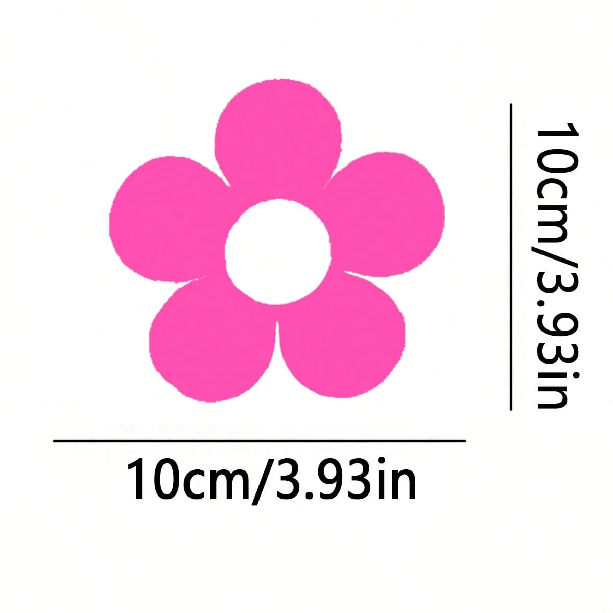 Car Stickers, Flower Stickers, Fashion Car Stickers, Paper Feel Good Cute Decals, Positive Energy Aesthetic Decals, Suitable For All Car Models, Notebooks, Bicycles