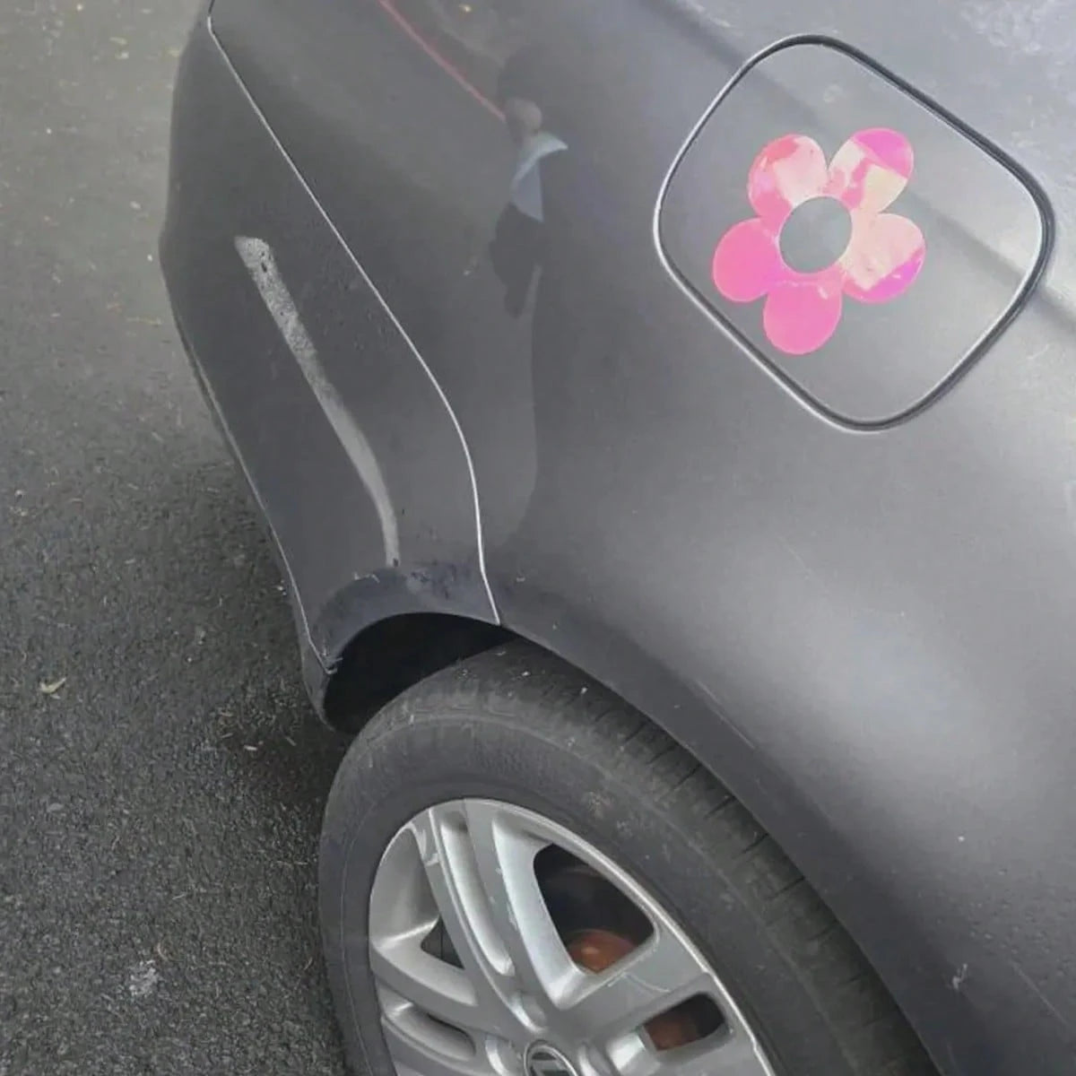 Car Stickers, Flower Stickers, Fashion Car Stickers, Paper Feel Good Cute Decals, Positive Energy Aesthetic Decals, Suitable For All Car Models, Notebooks, Bicycles