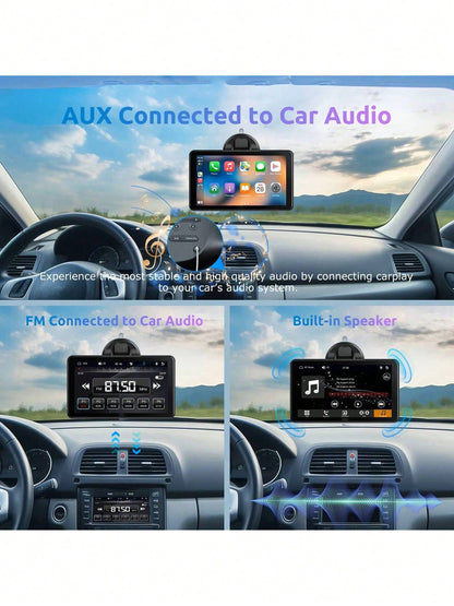 Carabc Universal 7 Inch Car Radio Wireless Carplay & Android Auto Multimedia WIFI Video Player Portable MP5 Player