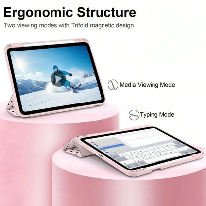 Case For A16 11th Generation 11 Inch 2025, 10th Generation 10.9 Inch 2022, 12th Generation 11inch, Air 4/5/6/7/8, MINI 4/5/6/7, 2017/2018/2019/2020/2021/2022/2023/2024,-[Built-In Pencil Holder], S