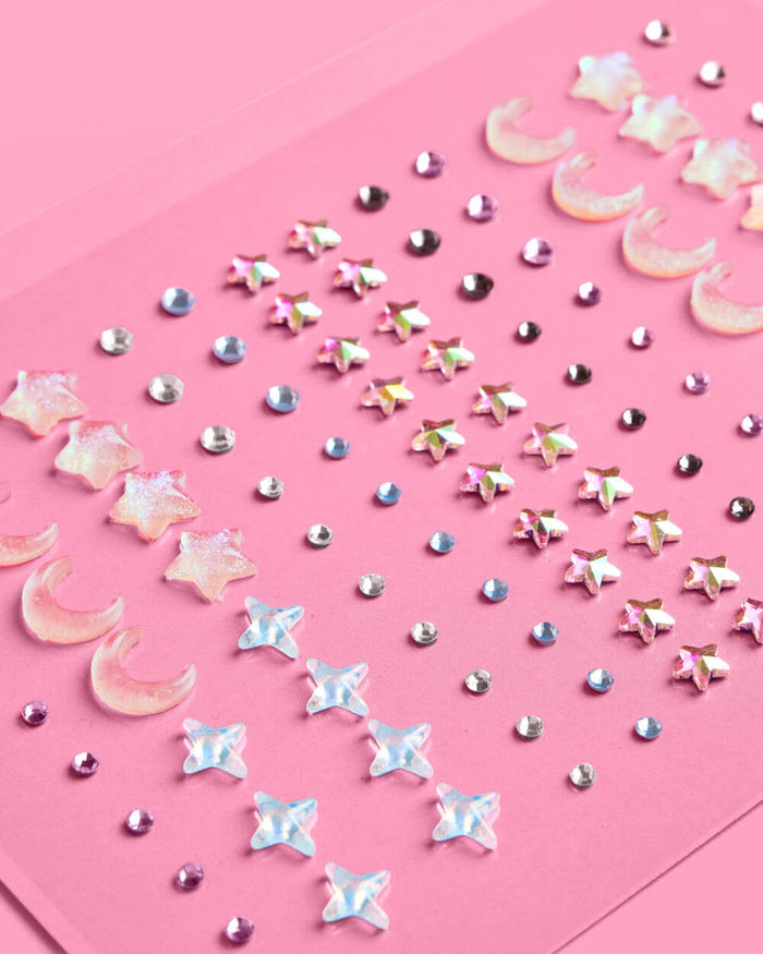 Celestial Face Gems Set | glow face gems astrology party