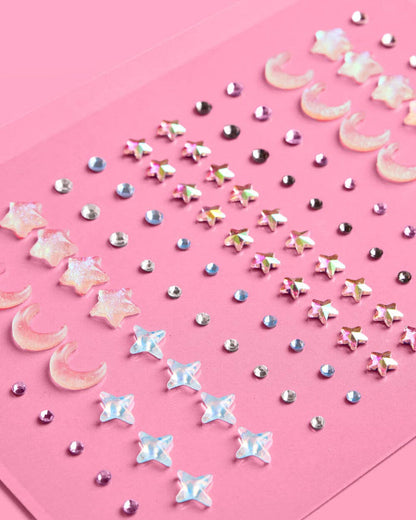 Celestial Face Gems Set | glow face gems astrology party