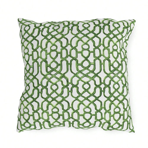 CKnight [Room Decor Pillow]Chinoiserie OUTDOOR Pillow Grandmillennial Patio Decor Green Trellis Garden Pillows Balcony Modern Swimming Pool Lumbar Designer
