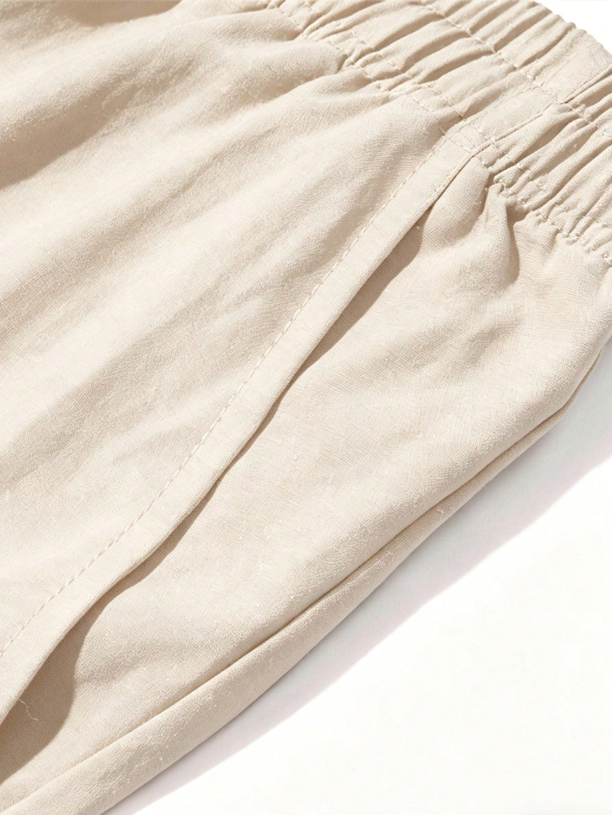 CleanFit Men's Textured Casual Pants, Straight Leg Wide Leg Trousers, Elastic Waist, Leg Slimming & Flattering, Drapey Wrinkle-Resistant Sports, Smart Casual, Athleisure