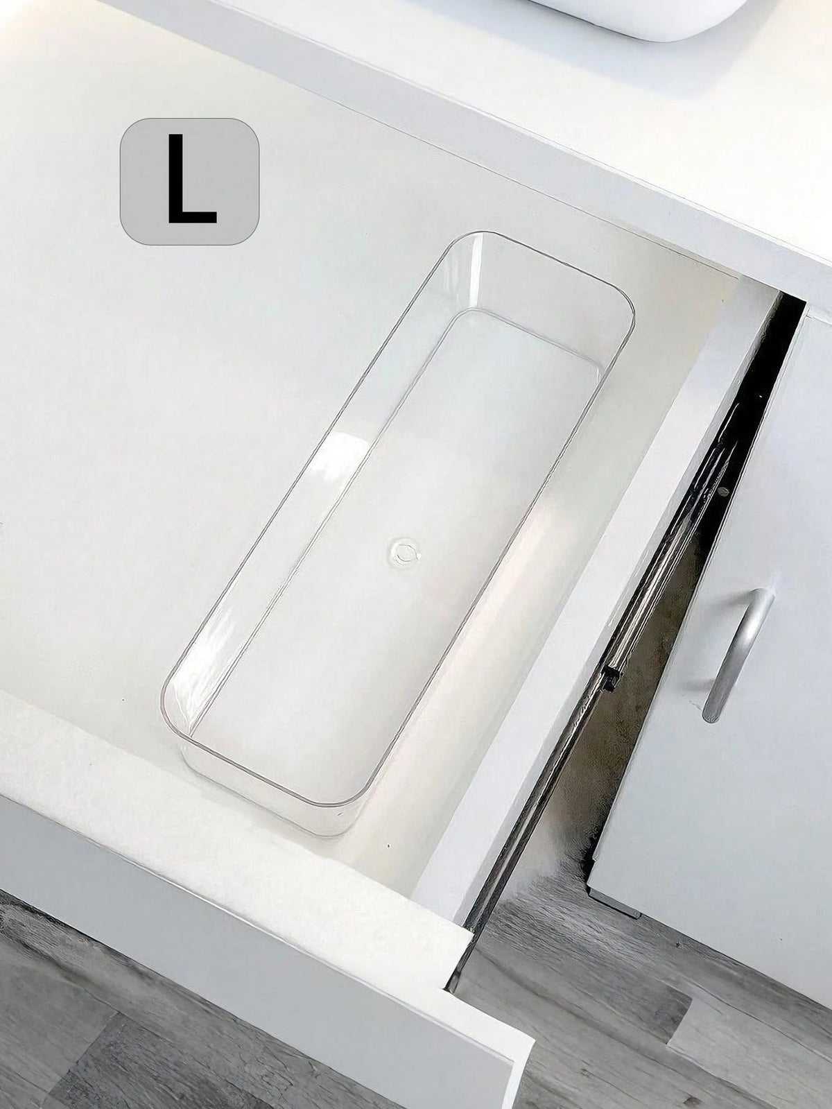 Clear Acrylic Drawer Organizer Set, 4 Sizes Trays, Multi-Purpose, Suitable For Storing Cosmetics, Pens, Small Items, Applicable To Bathroom, Vanity, Office Drawers,Bedroom Room Decor,Back To School