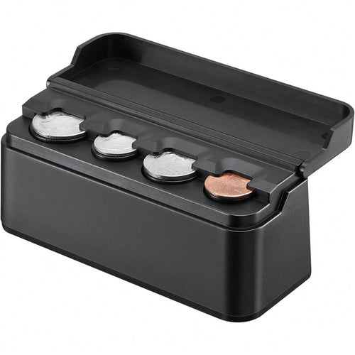 Coin Holder For Car Change Organizer Universal Storage Coin Money Dispenser Fit For Most Car Trucks Accessories
