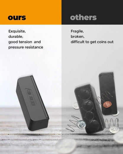Coin Holder For Car Change Organizer Universal Storage Coin Money Dispenser Fit For Most Car Trucks Accessories