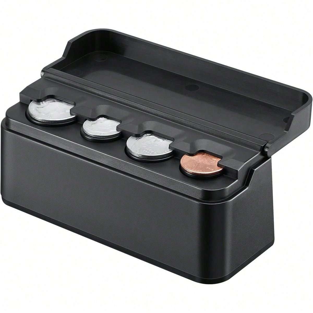 Coin Holder For Car Change Organizer Universal Storage Coin Money Dispenser Fit For Most Car Trucks Accessories