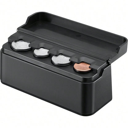 Coin Holder For Car Change Organizer Universal Storage Coin Money Dispenser Fit For Most Car Trucks Accessories