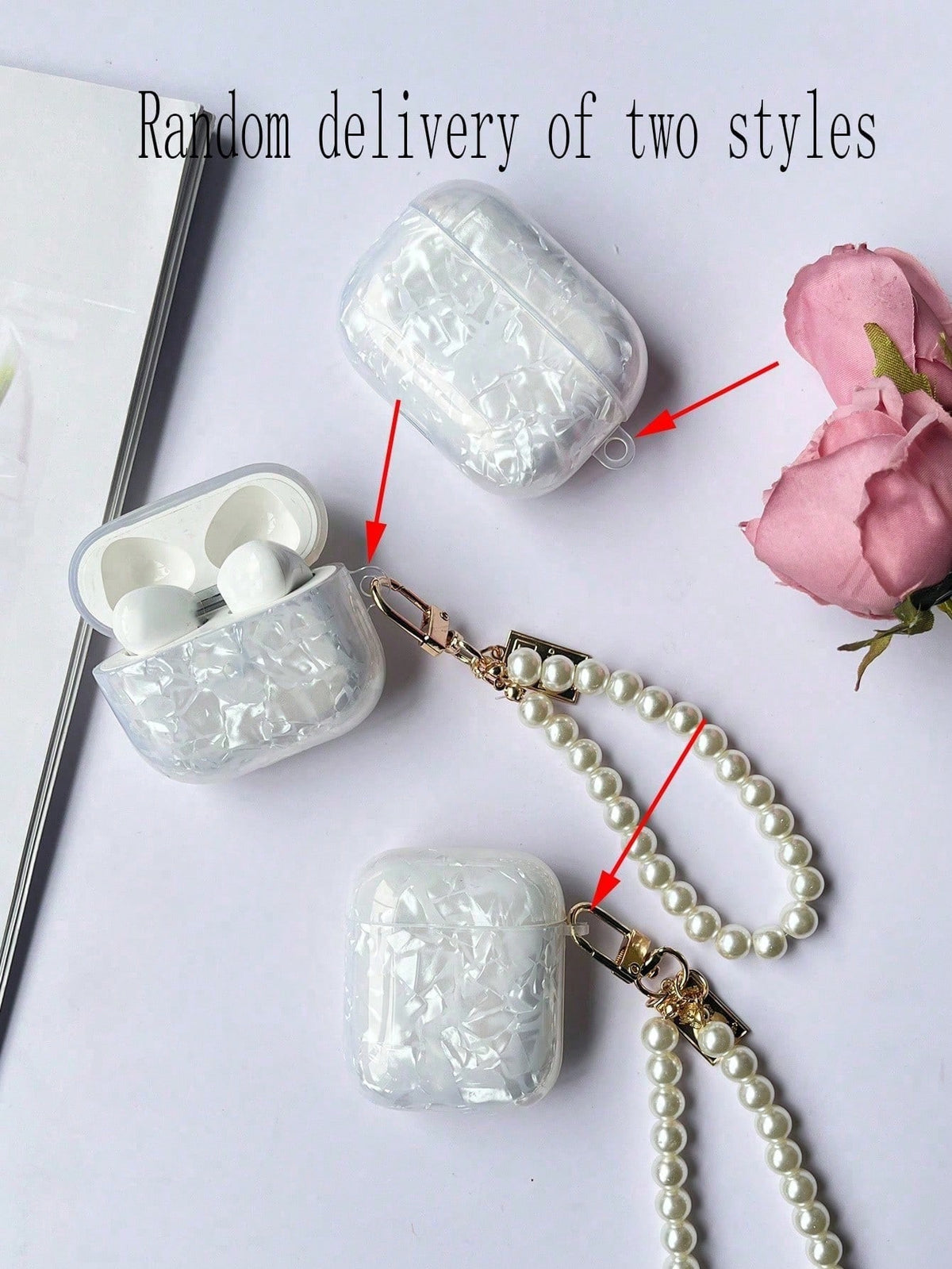 Compatible For AirPods 4 Pro 3 1/2/3 Shell Butterfly Earphone Case Luxury Fashion