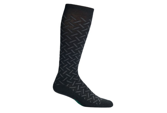 Compression Socks - Herringbone Black