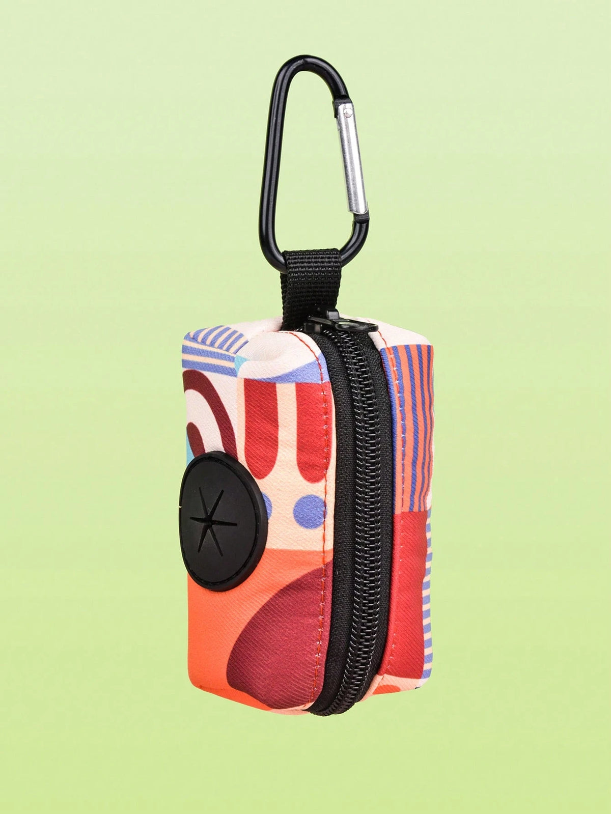 Convenient Bag With 4pcs Random Garbage Bags, Pet Waste Picker With Plastic Bags, Dog Poop Bags, Printed Design, Dog Accessories, Dog Poop Bags, Small Garbage Bag Holder, Leak-Proof Pet Waste Bags, Ou