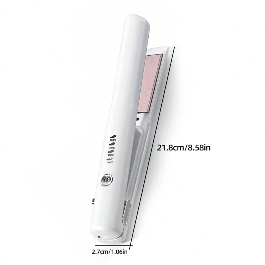 Cordless Hair Straightener, Rechargeable Flat Iron.Adjustable Heat For All Hair Types, Smooth, Glossy Styles Effortlessly.Ideal For Daily Use, Travel, And On-The-Go Hair Refreshes.