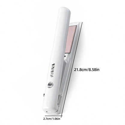 Cordless Hair Straightener, Rechargeable Flat Iron.Adjustable Heat For All Hair Types, Smooth, Glossy Styles Effortlessly.Ideal For Daily Use, Travel, And On-The-Go Hair Refreshes.