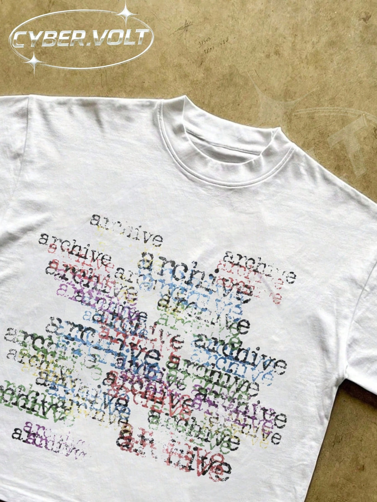 Cotton Patterned T-Shirt, Retro T-Shirt, Manfinity Y2K Style Print (180g 100% Cotton T-Shirt), Retro Summer Men's Everyday T-Shirt.