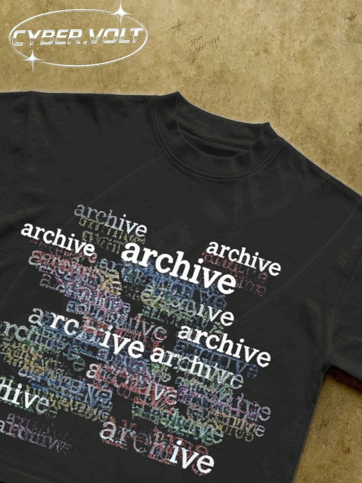 Cotton Patterned T-Shirt, Retro T-Shirt, Manfinity Y2K Style Print (180g 100% Cotton T-Shirt), Retro Summer Men's Everyday T-Shirt.
