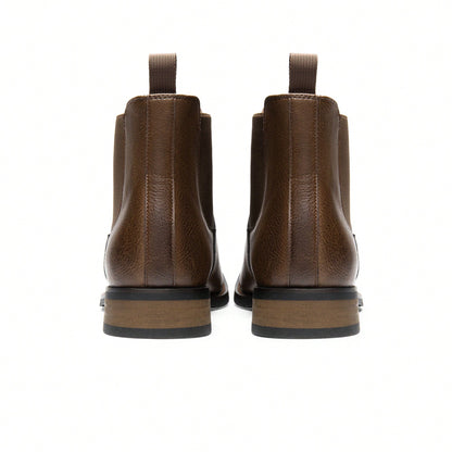 Cowboy Boots For Men, Men's Chelsea Boots Western Square Toe Ankle Boots Casual Dress Boots