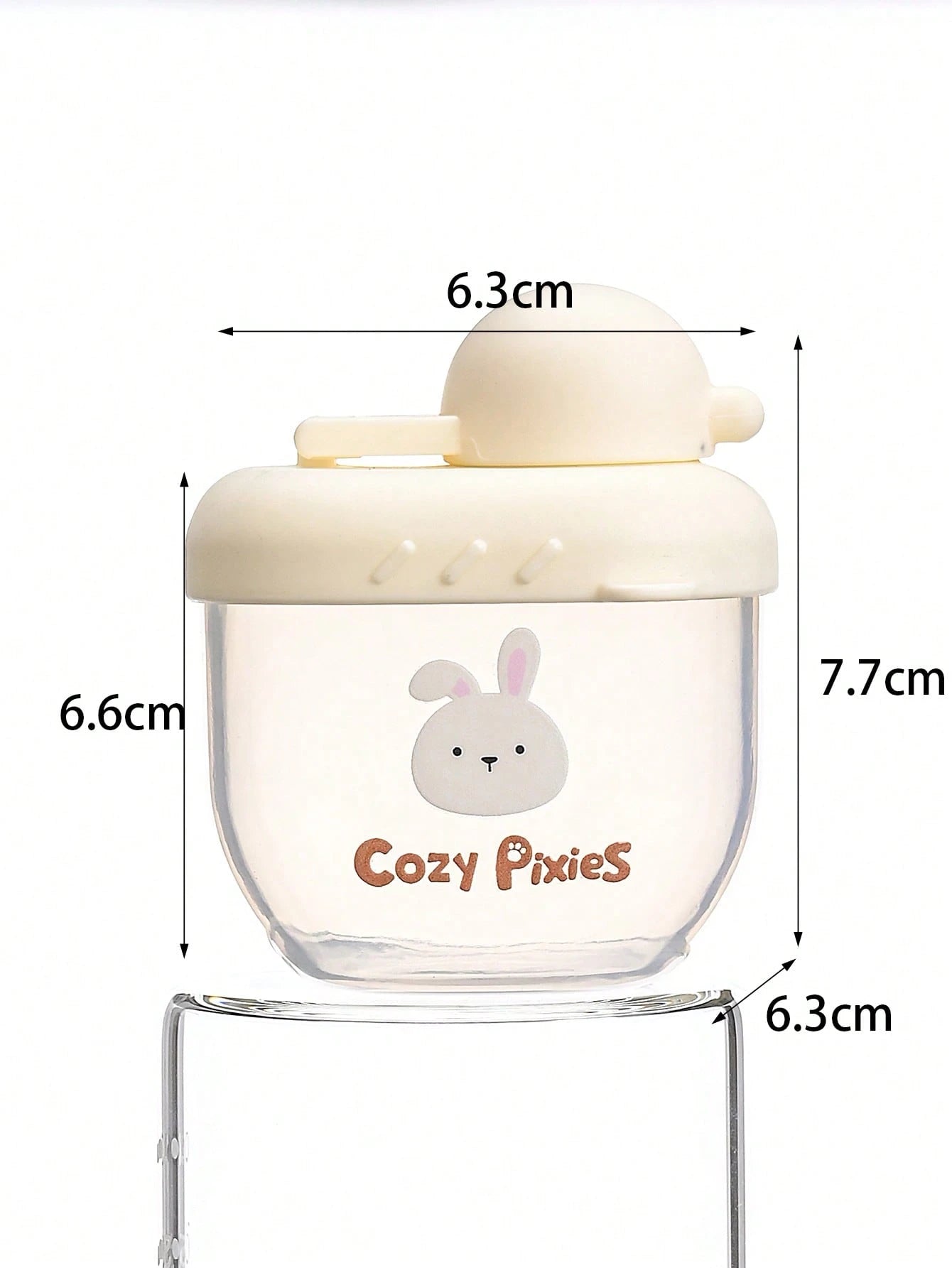 Cozy Pixies 3-Piece Baby Feeding Set: Milk Powder Boxes And Portion Containers With Cute Animal Patterns.