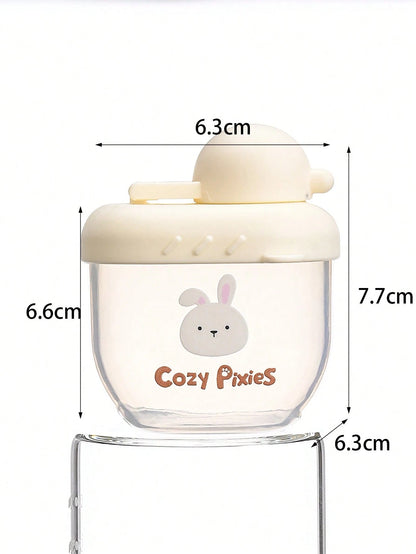 Cozy Pixies 3-Piece Baby Feeding Set: Milk Powder Boxes And Portion Containers With Cute Animal Patterns.