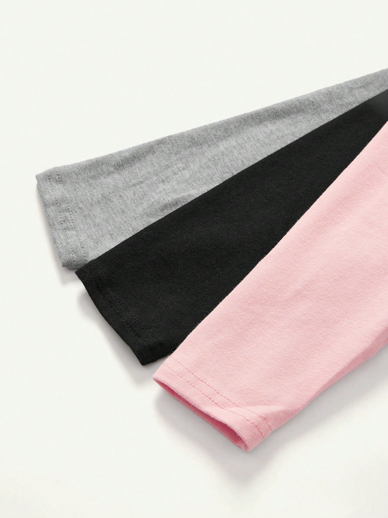 Cozy Pixies Baby Girl 3pcs Solid Elastic Waist Leggings Chic Autumn/Winter
