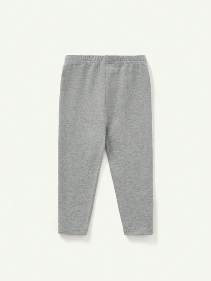 Cozy Pixies Baby Girl 3pcs Solid Elastic Waist Leggings Chic Autumn/Winter