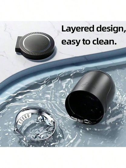 Creative Car Interior Accessories, 360 ° Rotatable, Car Ashtray, New Flip Cap Ashtray, Car Ashtray, Creative Desktop Ashtray For Home, No Battery Required