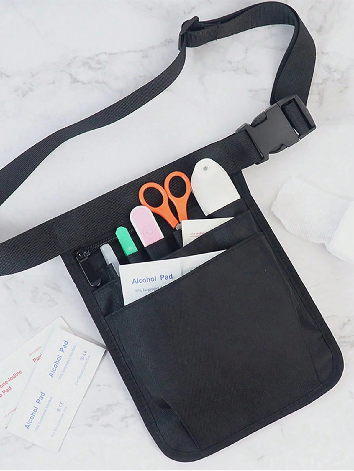 Customizable Minimalist Tool Bag. Customizable Name Or Design. Nurse Waist Bag, Practical Nurse Tool Belt, Unisex Nurse Waist Bag, Medical Pocket Organizer For Storing Scissors, Stethoscope, Bandages