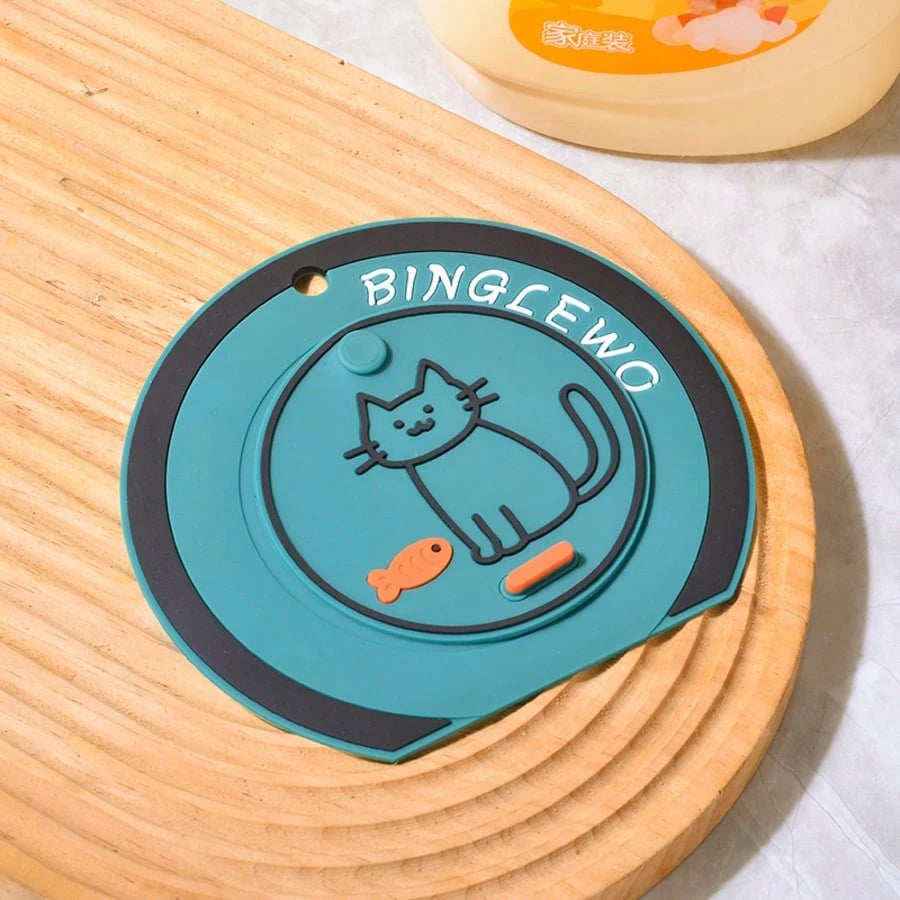 Cute Design Drain Cover, Silicone Drain Mat, Prevents Pests And Odors, Anti-Slip Bathroom/Kitchen Drain Mat, Suitable For Toilet, Sink, Shower. Easy To Clean Bathroom Drain Mat.
