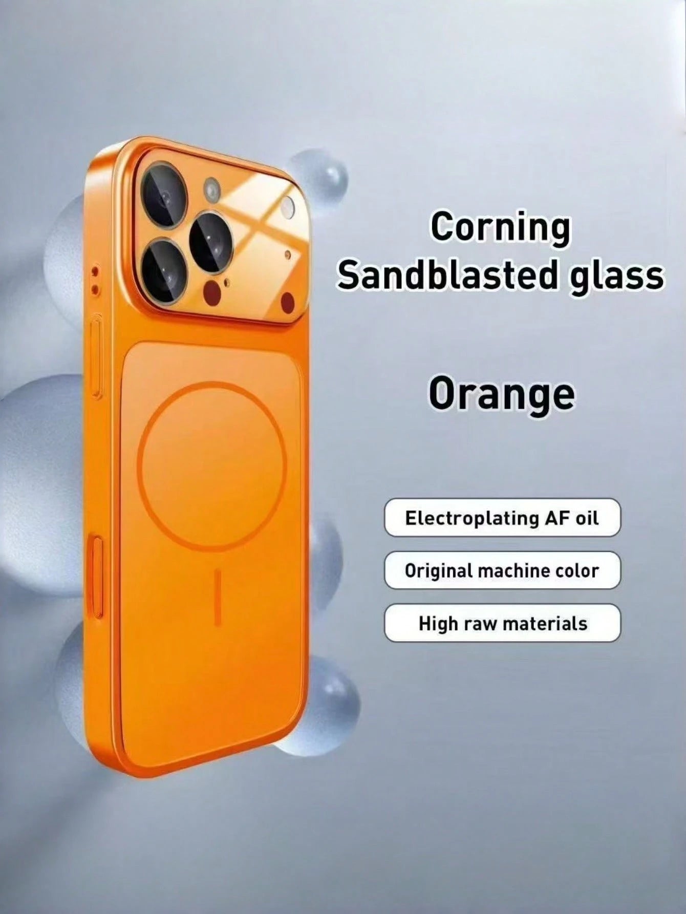 Cute Pink Anti-Drop Magnetic Phone Case| Transparent Frame Support| Full Protection Shell Compatible With Apple 17/16/15/14/13 Air/17 Pro Max Supports Wireless Charging Matte Texture, Full Lens Prot