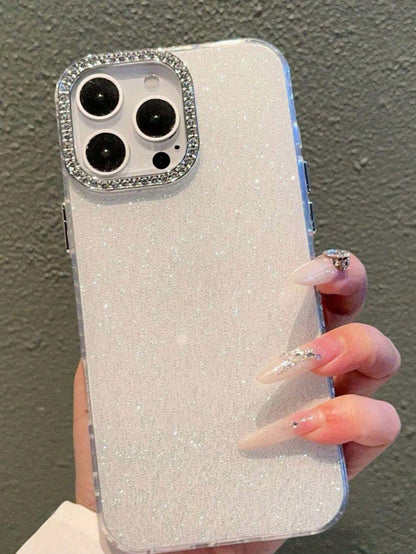 Cute Shiny Bowknot Phone Case, Shockproof Protective Mobile Phone Cover, Luxury Sparkly Glitter Design, Soft Silicone Flexible Bumper, Slim Fit Anti-Scratch Shield, Elegant Fashion Decoration For Dail