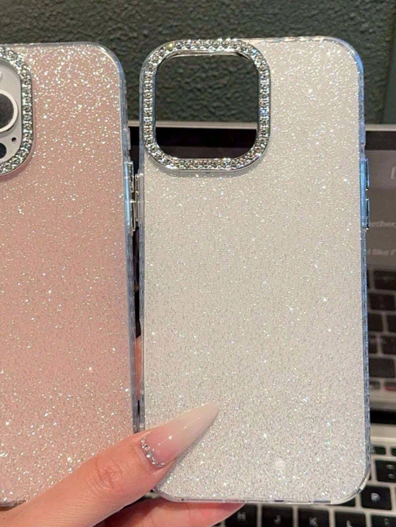 Cute Shiny Bowknot Phone Case, Shockproof Protective Mobile Phone Cover, Luxury Sparkly Glitter Design, Soft Silicone Flexible Bumper, Slim Fit Anti-Scratch Shield, Elegant Fashion Decoration For Dail