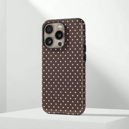 Cute White Black Polka Dot Element Fashion Soft Phone Case Y2K Style Compatible With IPhone 17/16/15/14/13/12/11 Pro Max Spring Birthday Gift