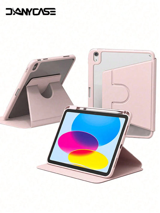 DANYCASE 360° Rotating Protective Case Compatible With A16 Air 11 13 M3 2025, Mini 7 A17, Pro 2024 11 13 M2, Pro 2024 11 13 M4, Pro 11, Pro 12.9, Air 5 4 10.9 10th/7th/8th/9th Gen, Mini 6, Pad SE 11 I