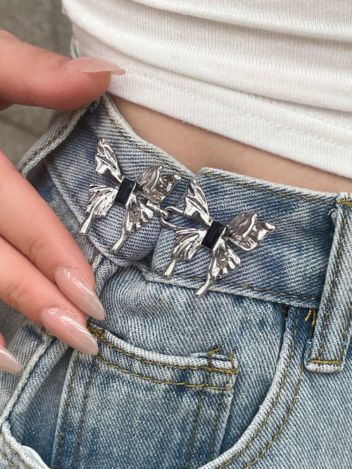 DAZY 1set Waistband Buckle For Dress