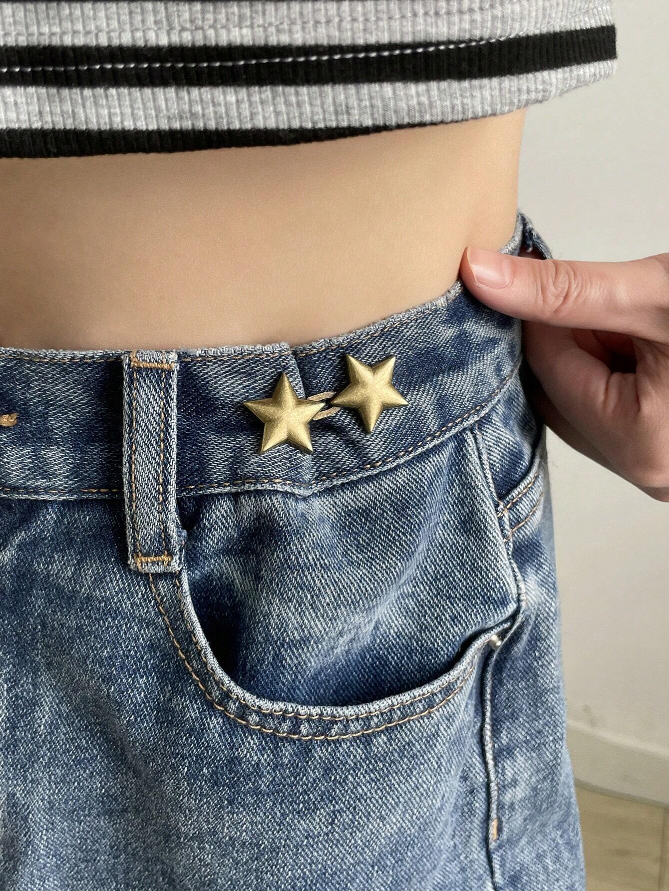 DAZY Fashionable Star Shaped Decorative Waist Buckle Clasp