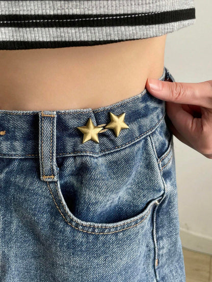 DAZY Fashionable Star Shaped Decorative Waist Buckle Clasp