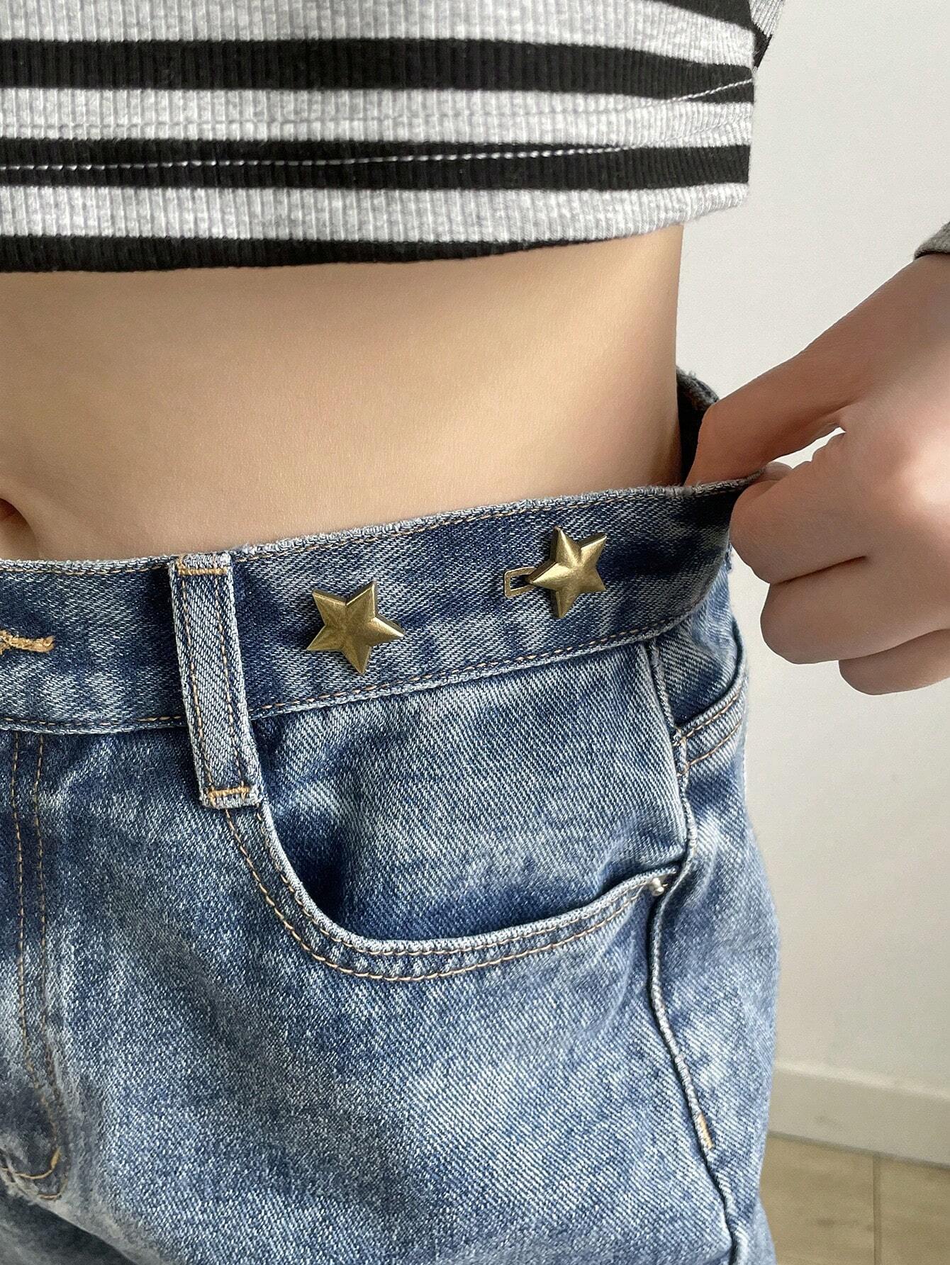 DAZY Fashionable Star Shaped Decorative Waist Buckle Clasp