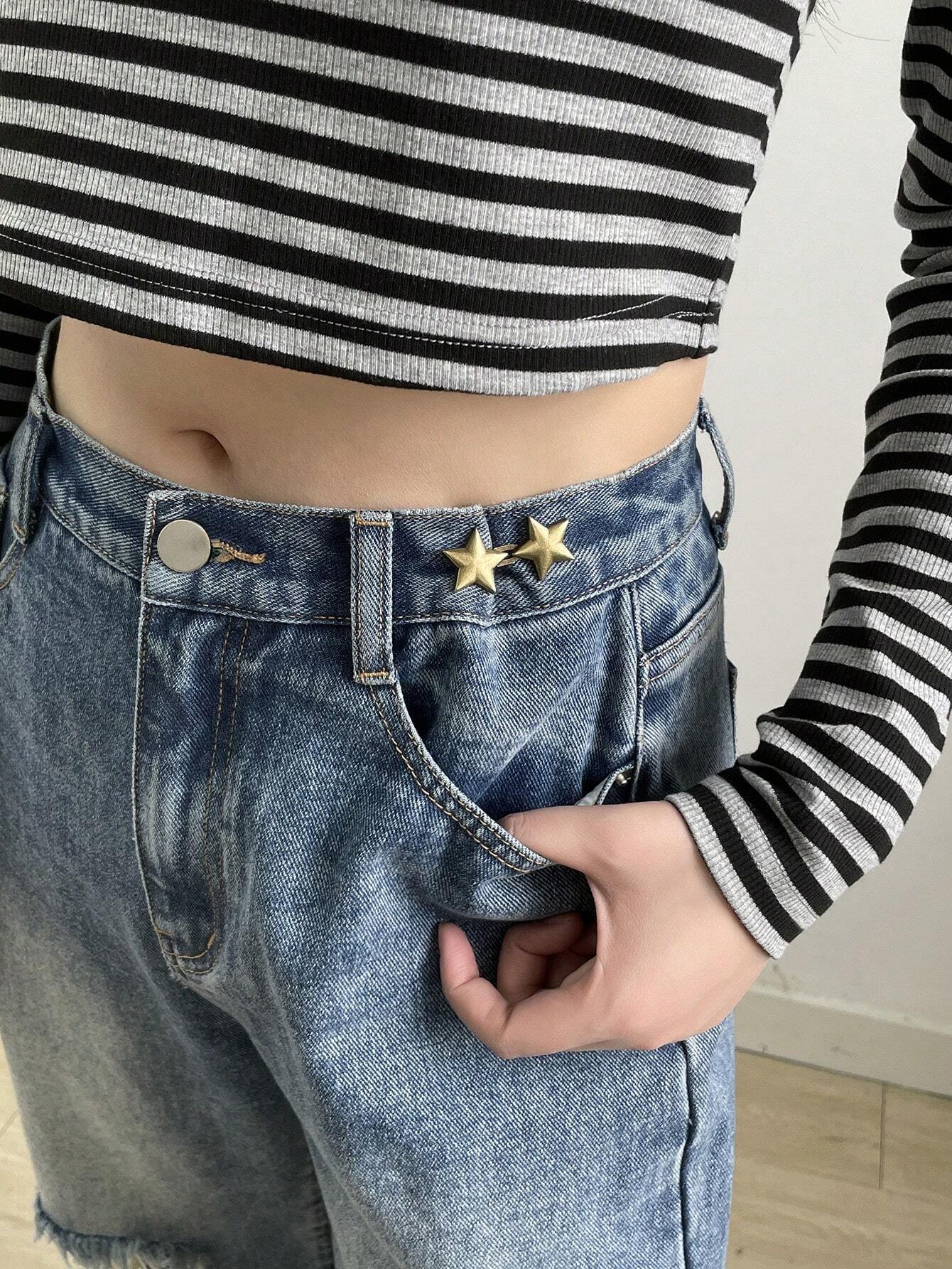DAZY Fashionable Star Shaped Decorative Waist Buckle Clasp