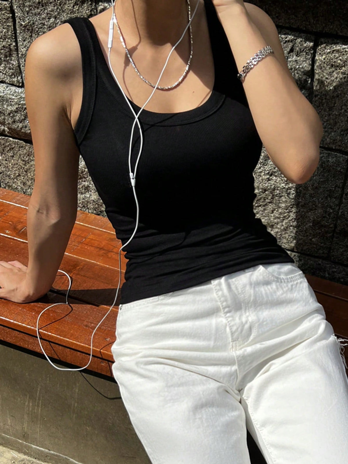 DAZY Solid Tank Top