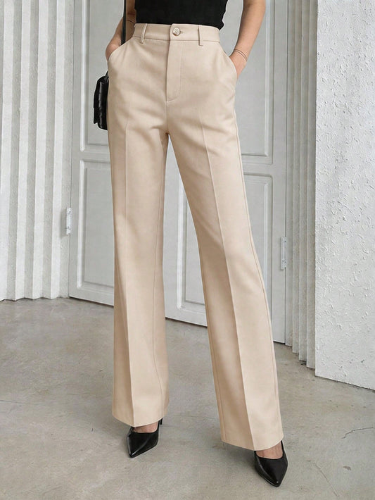 DAZY Women's Business Casual Regular Pants