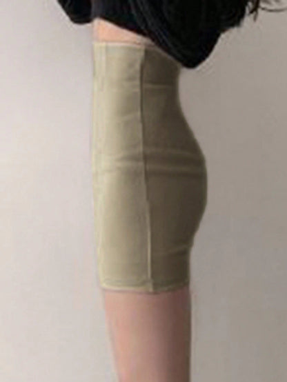 DAZY Women's Solid Color Bodycon Pencil Skirt