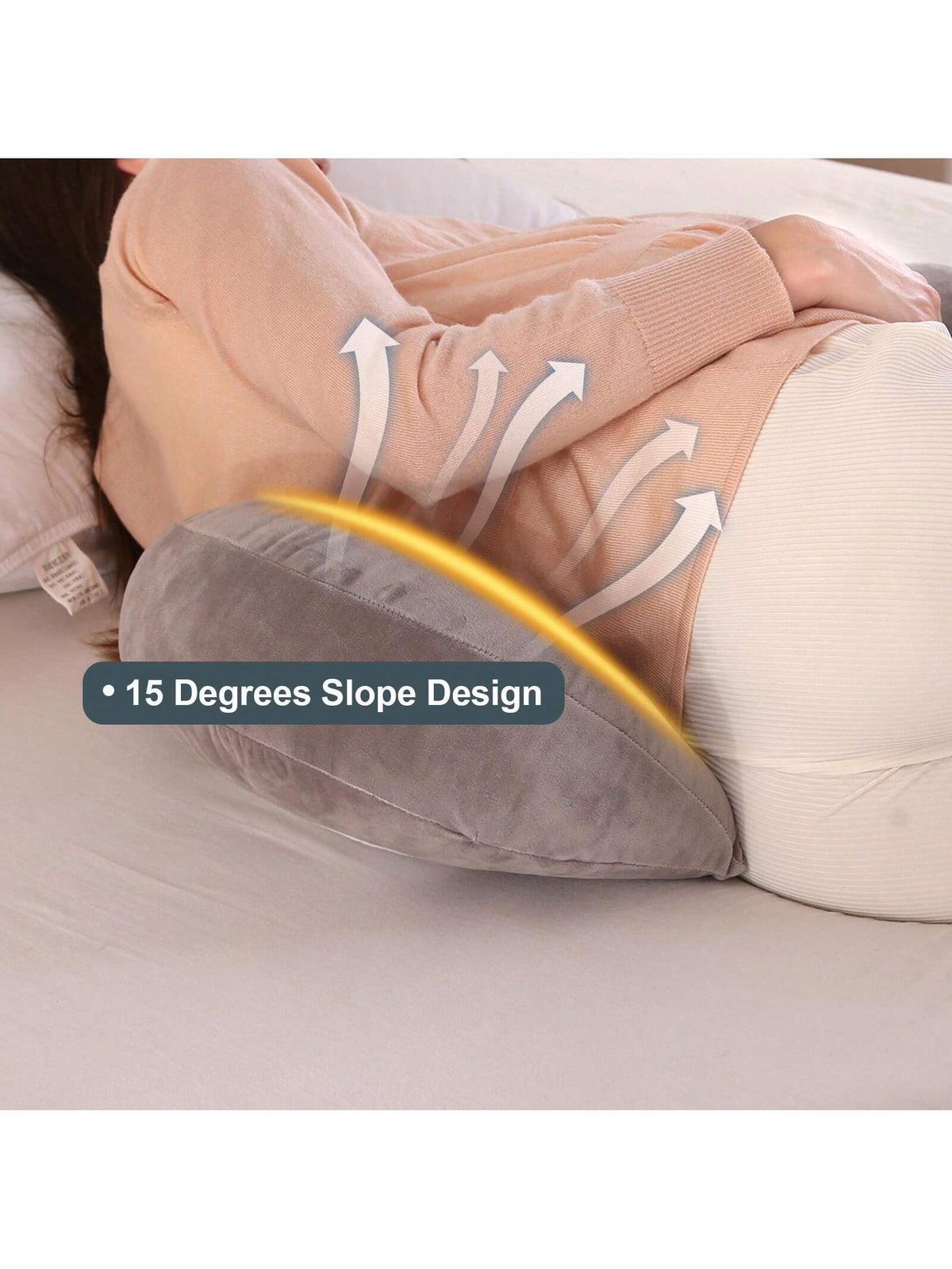 Detachable Pregnancy Pillow,Adjustable Maternity Pillow,Removable Waist Pillow,Machine Washable Body Pillow Support Back Legs&Belly Of Pregnant Women