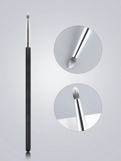 Detail Brush, 1pc/Straight Handle With Fine Shimmer, Soft And Skin-Friendly