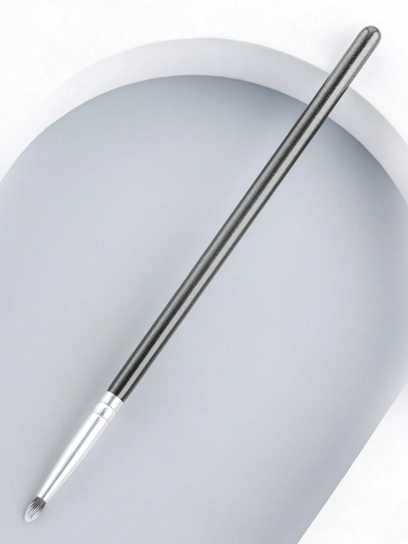 Detail Brush, 1pc/Straight Handle With Fine Shimmer, Soft And Skin-Friendly
