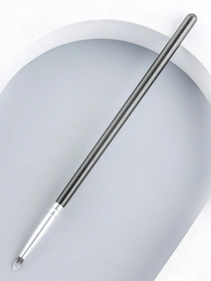 Detail Brush, 1pc/Straight Handle With Fine Shimmer, Soft And Skin-Friendly