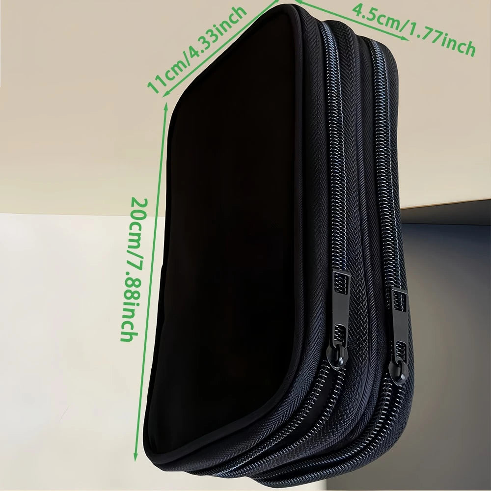 Digital Data Cable Storage Organizer Bag, Portable Travel Pouch For External Hard Drive, Power Bank, Earphone Charging Cables, Mobile Phone Case