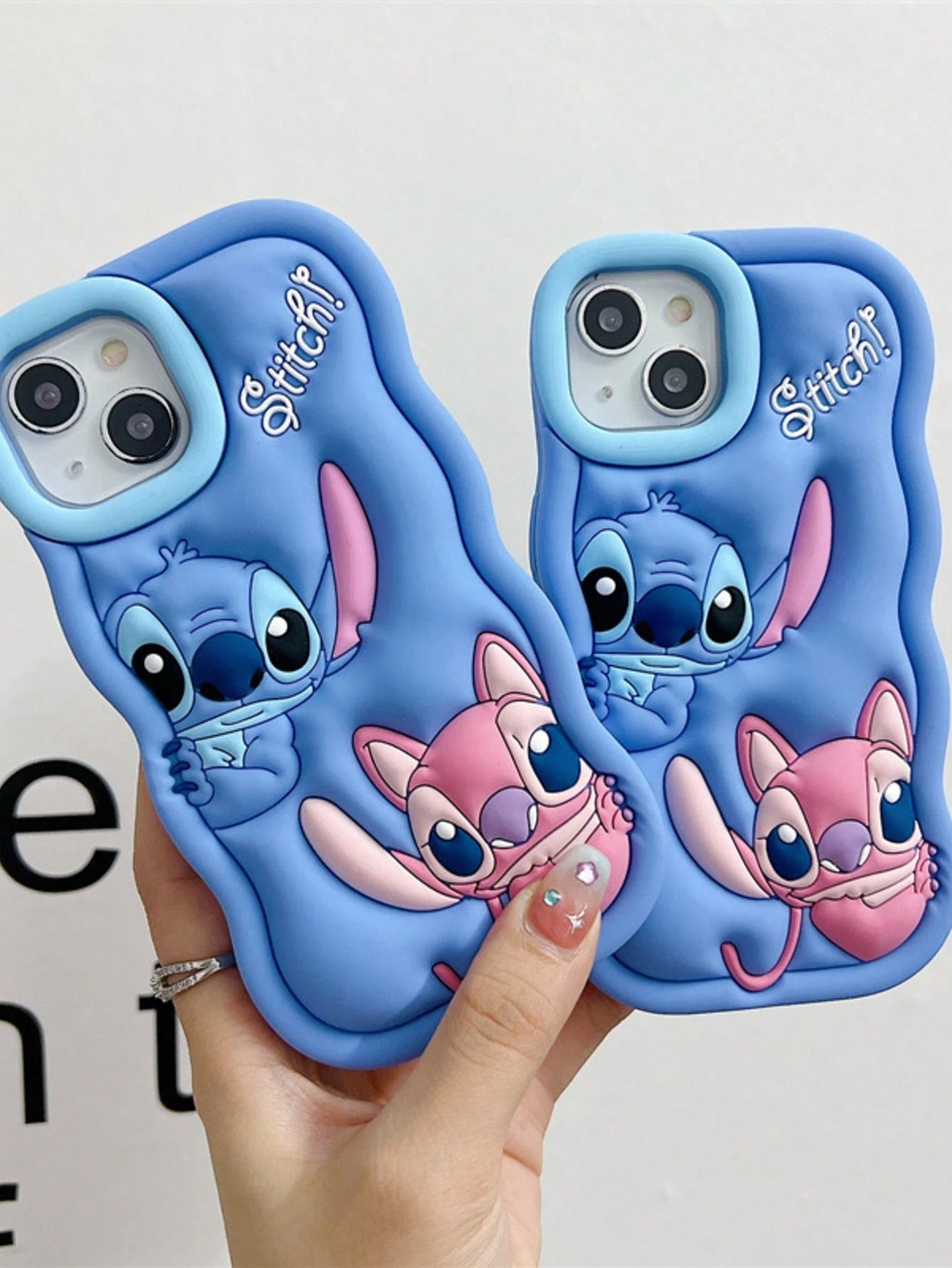 Disney. 3D Silicone Lilo & Stitch Phone Case, Cute Cartoon Full-Body Shockproof Soft CoverCompatible With IPhone17, 16, 15, 14, 13, 12 & 11 Pro Models. Made Of Premium 3D Silicone Material, This Case